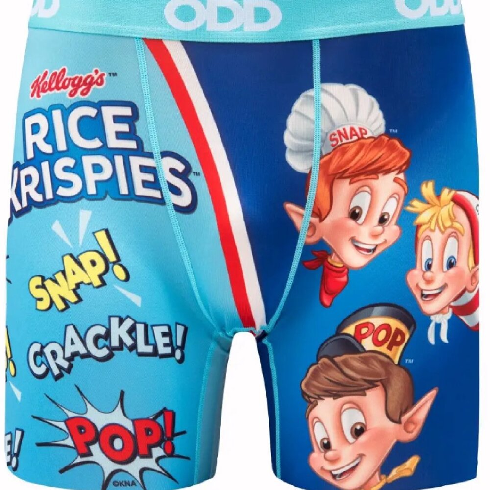 Kelloggs Rice Krispies Boxer Shorts Underwear Briefs - New Fast Shipping